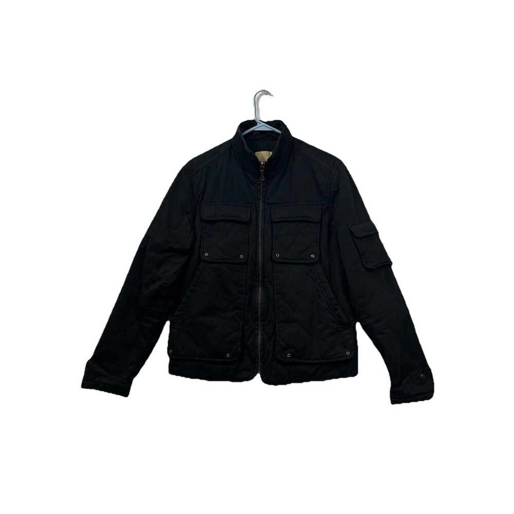 Banana Republic Heritage Men’s Small Black Quilted Utility Field Jacket Coat S